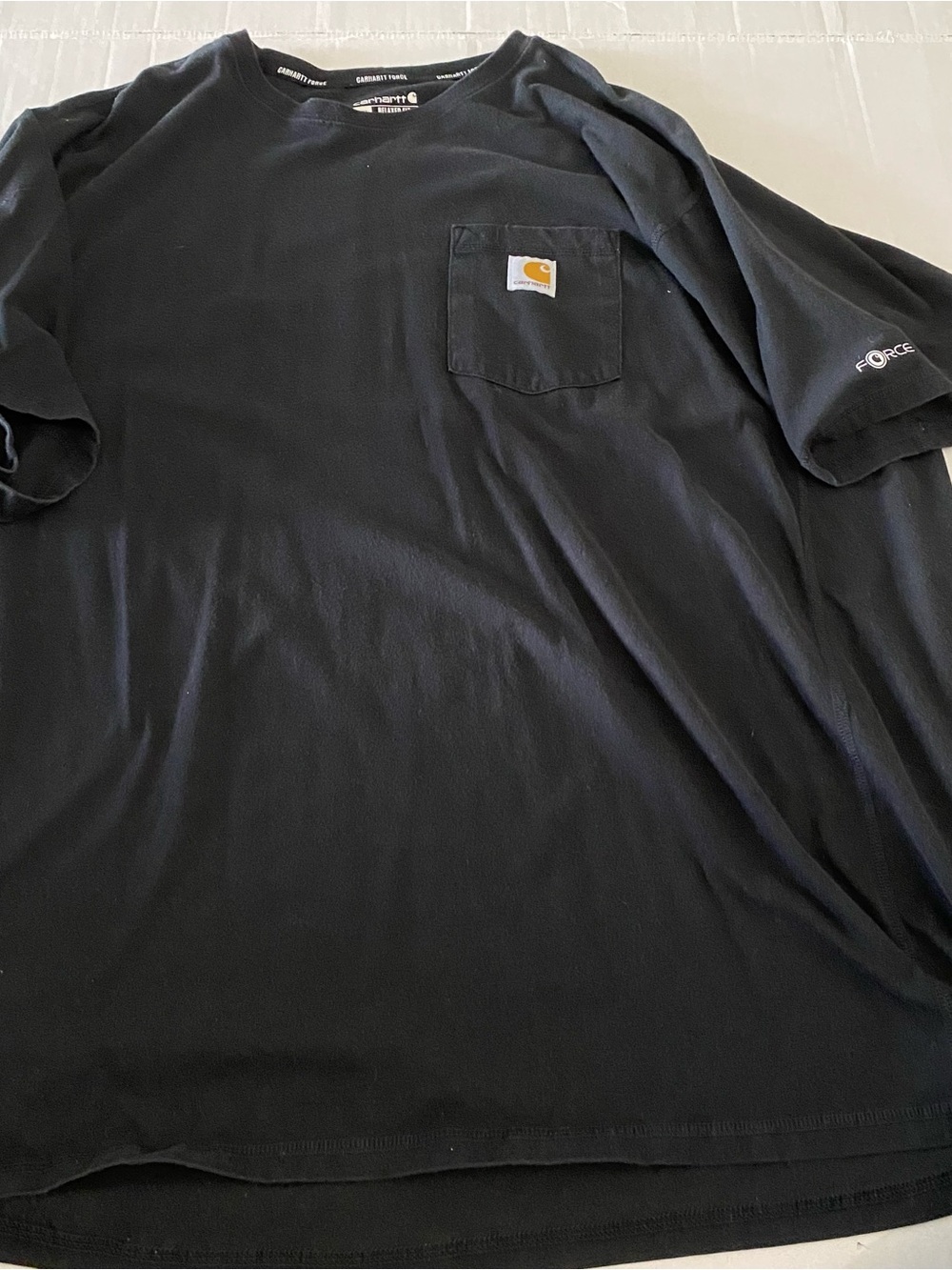 Carhartt Men's Black Pocket T-Shirt 3XL Cotton Blend